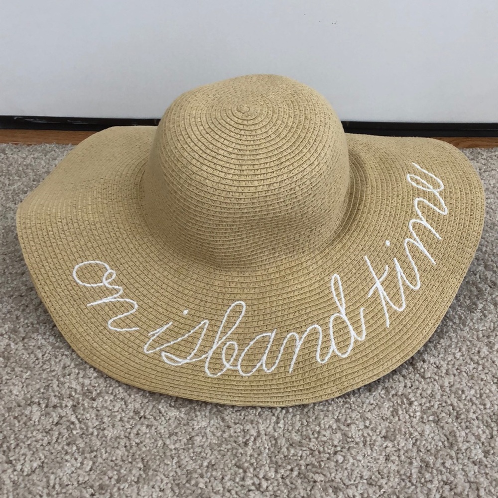 JCrew wide brim floppy hat